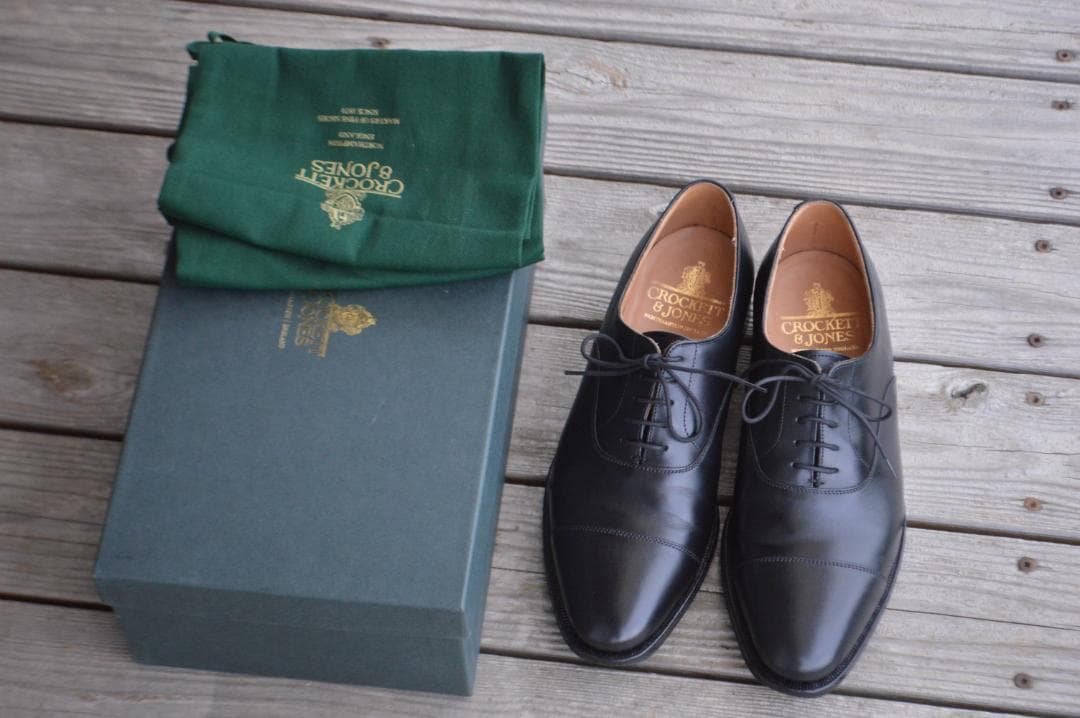着用数回　CROCKETT＆JONES　CONNAUGHT　6E　ブラック