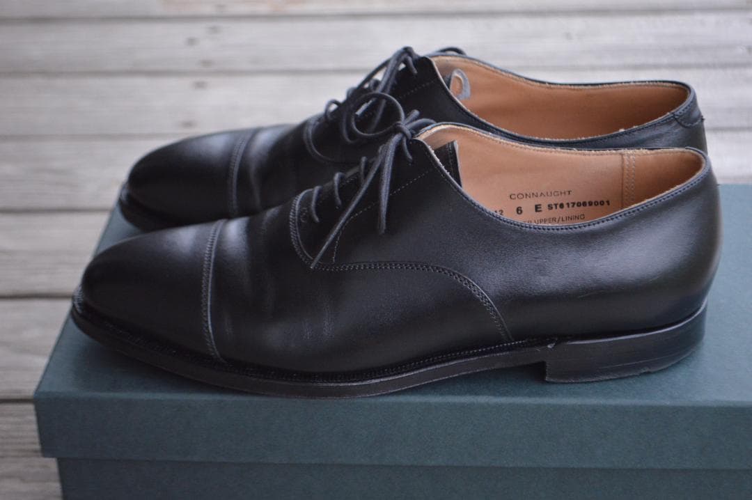 着用数回　CROCKETT＆JONES　CONNAUGHT　6E　ブラック
