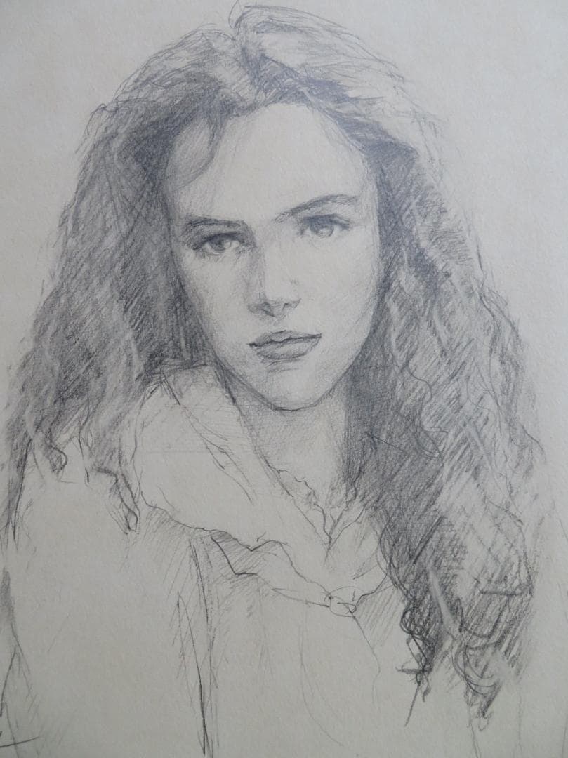 ◆ 黒川達也　「少女像」　師：宮永岳彦　◆