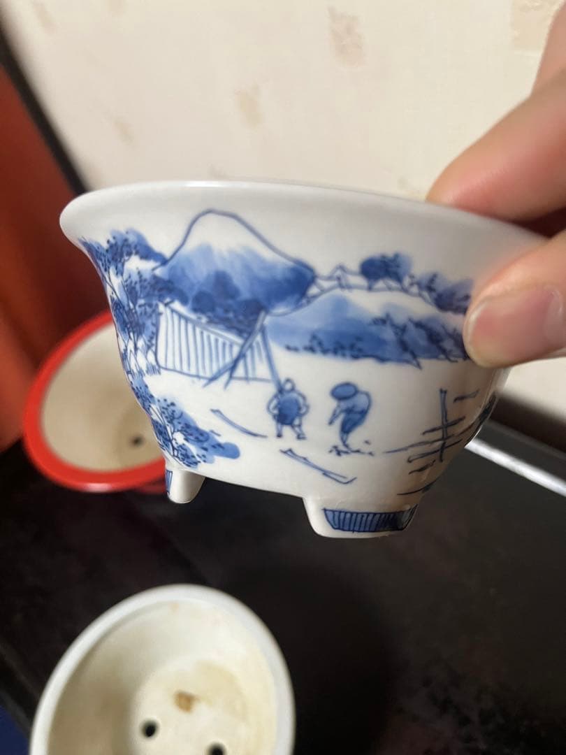 380 盆栽　盆栽鉢　植木鉢　中国鉢　3鉢