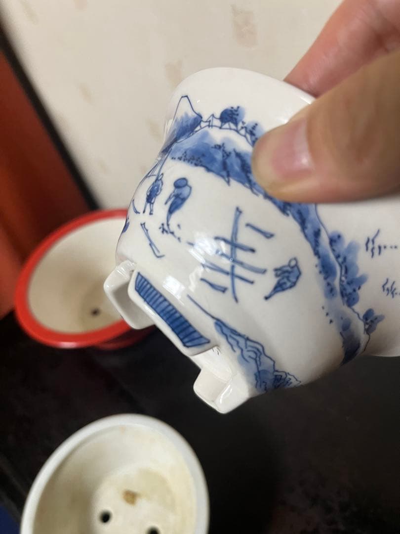 380 盆栽　盆栽鉢　植木鉢　中国鉢　3鉢