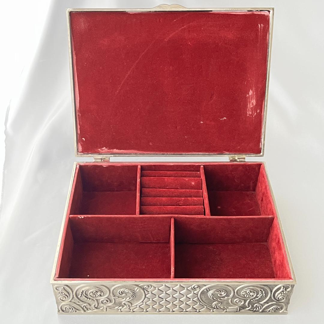 【GODINGER】 ビクトリアンのジュエリーボックス【シルバープレート】