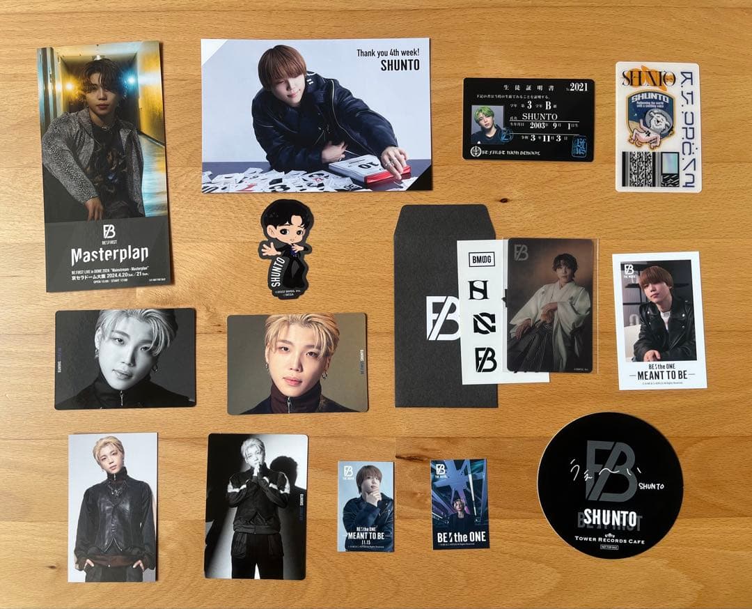 BE:FIRST SHUNTO シュント グッズ まとめ ２８点