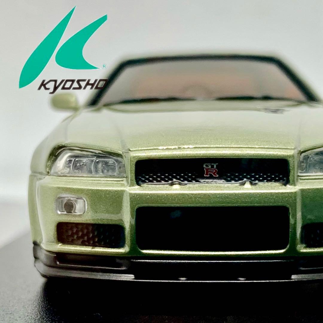 希少 京商 dNaNo オートスケール 日産 スカイライン GT-R R34