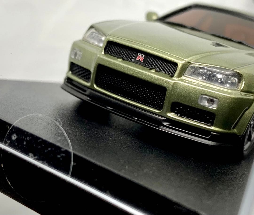 希少 京商 dNaNo オートスケール 日産 スカイライン GT-R R34