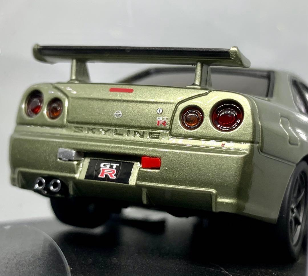 希少 京商 dNaNo オートスケール 日産 スカイライン GT-R R34