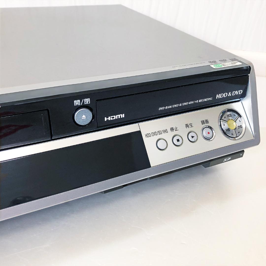 【動作良好】パナソニック DIGA ＨＤＤ内蔵 VHS DVD 一体型レコーダー