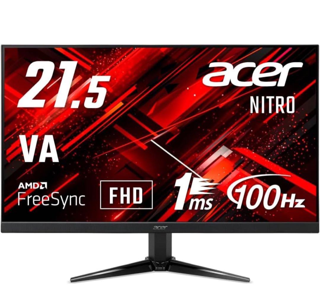 【2台セット】acer ACER QG221QBBMIIX BLACK