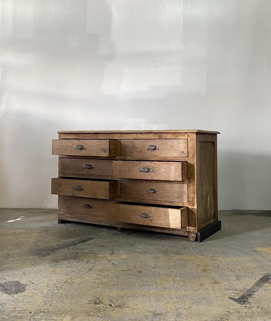 フランス アンティーク Shop Counter カウンター テーブル チェスト