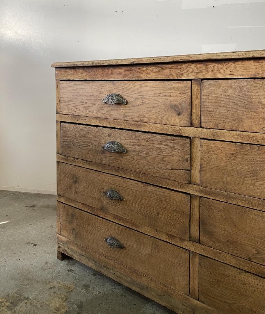 フランス アンティーク Shop Counter カウンター テーブル チェスト