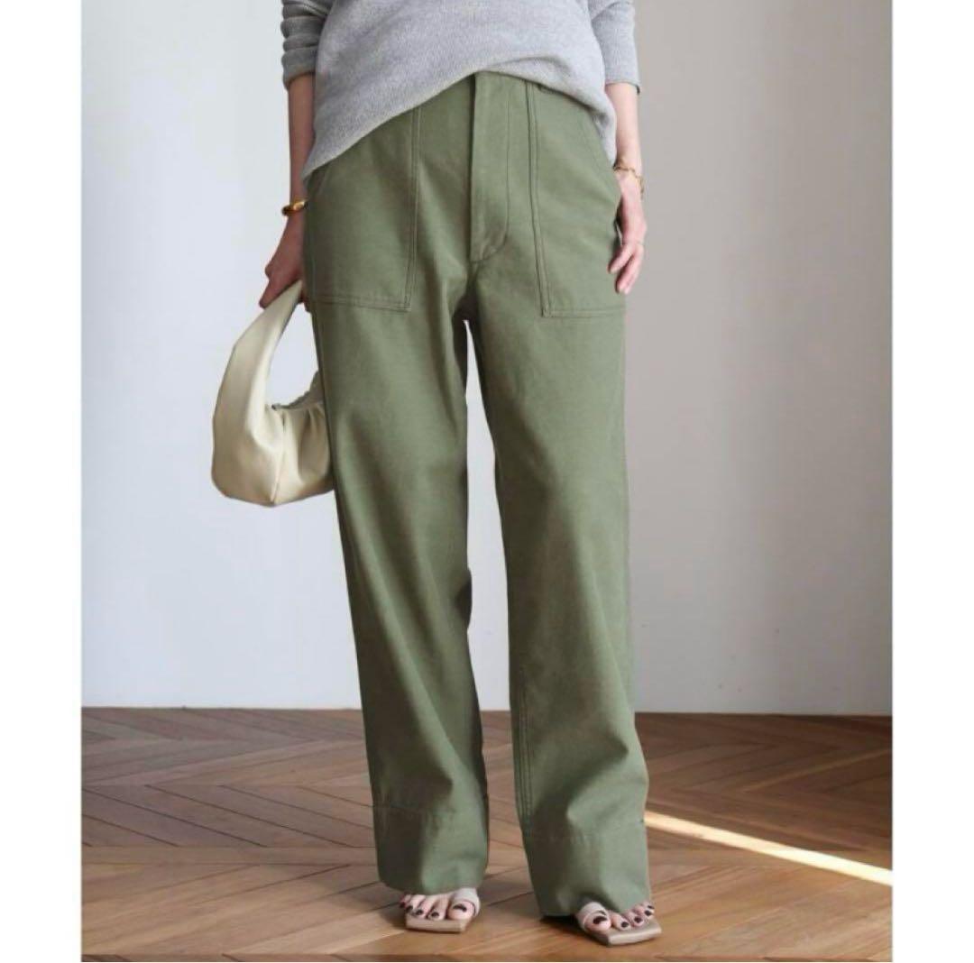 MADISON BLUE マディソンブルー ファティーグパンツ カーキ 02