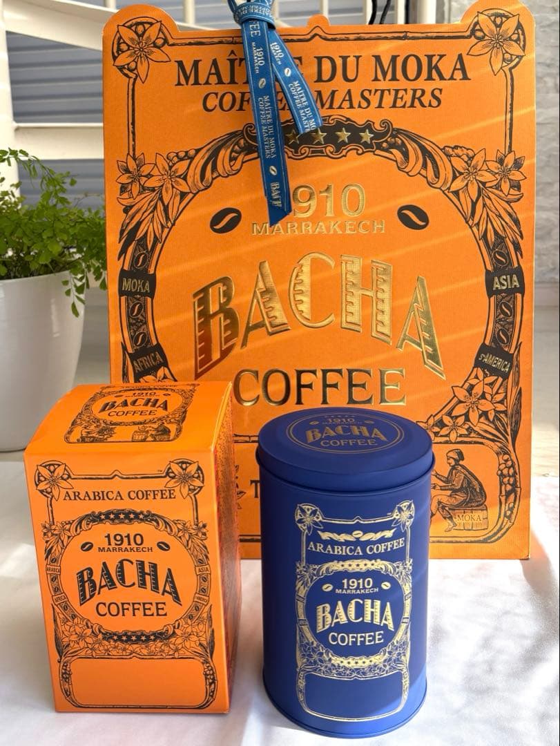 【新品・箱入り】Bacha Coffee バシャ　キャニスター　ロイヤルブルー