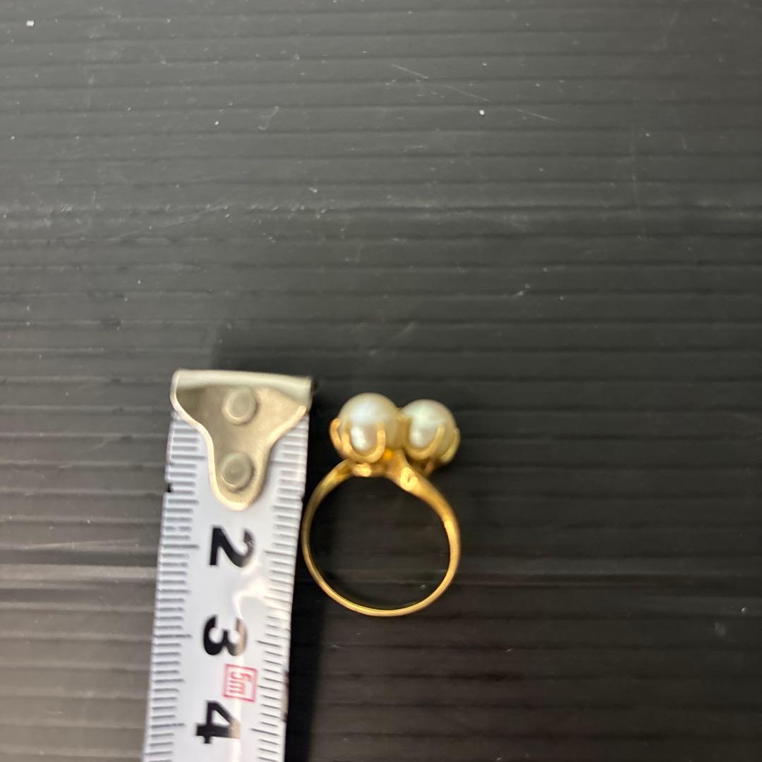 ヴィンテージK1 8リング　4g K18刻印