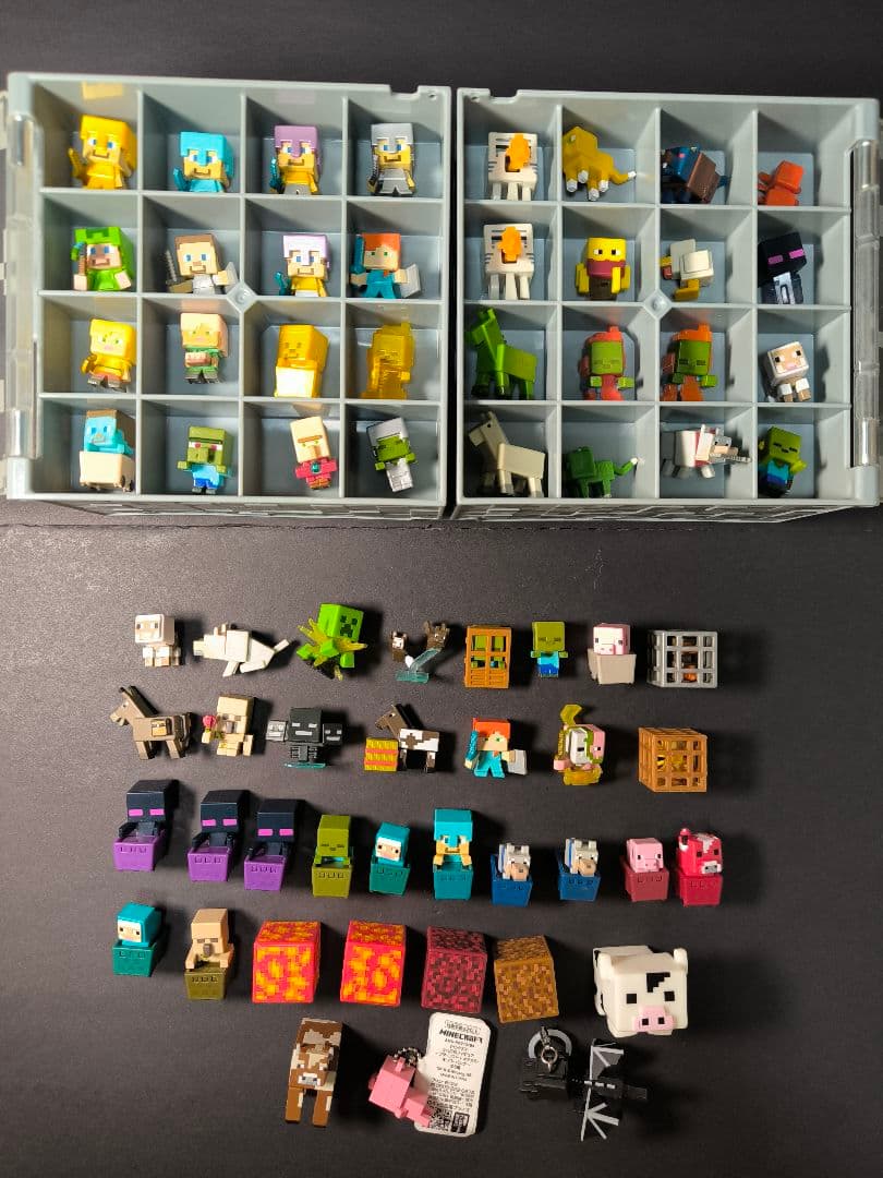 マインクラフト ミニフィギュア 67体 ＆ コレクションケース付きセット C