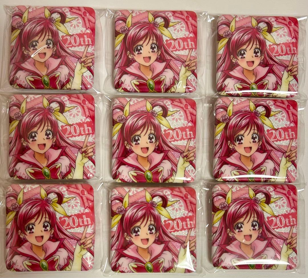 ドリーム　のぞみ　中国　スクエア缶バッジ　プリキュア5 20周年記念
