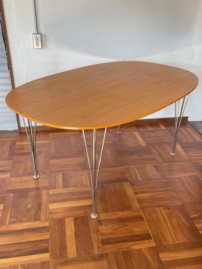 フリッツハンセン スーパー楕円テーブル Bテーブル オイルフィニッシュ