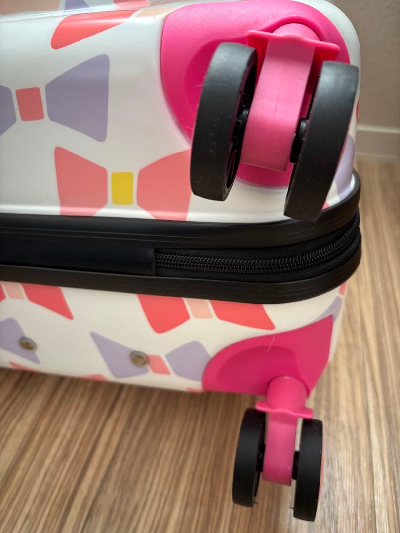 NORICCO 子供が乗れるキッズキャリー　スイートリボン