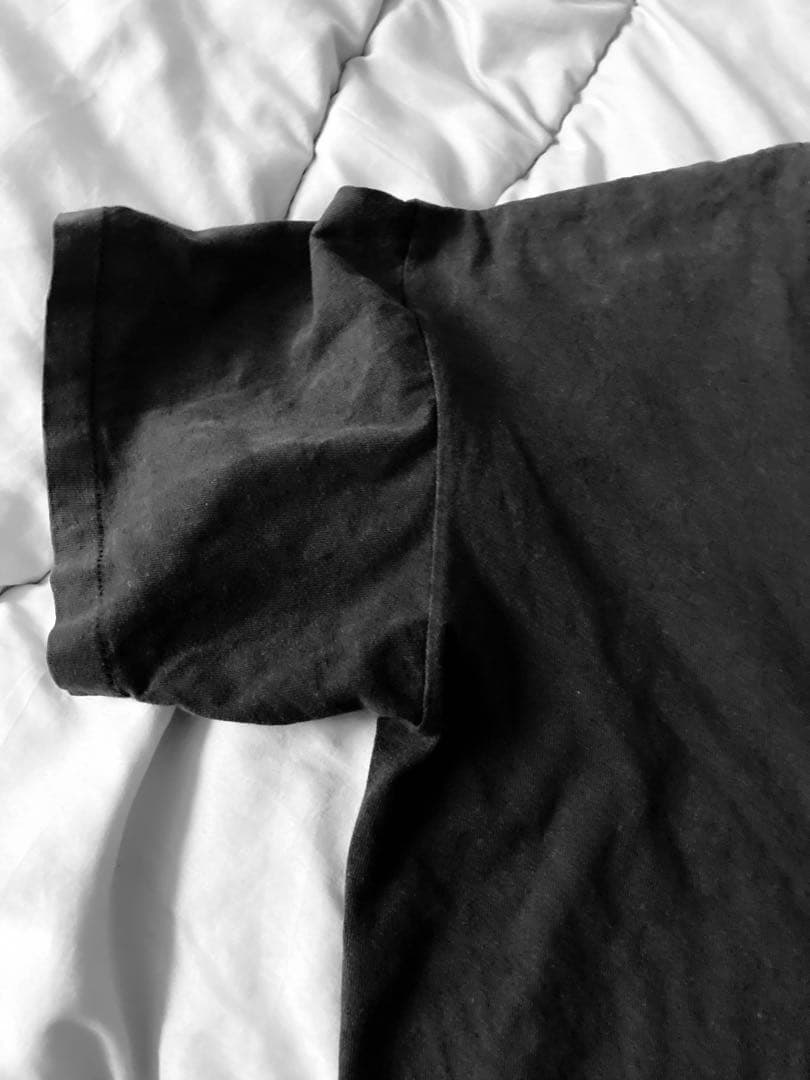 クロムハーツ ブラックTシャツバックスクロールロゴ