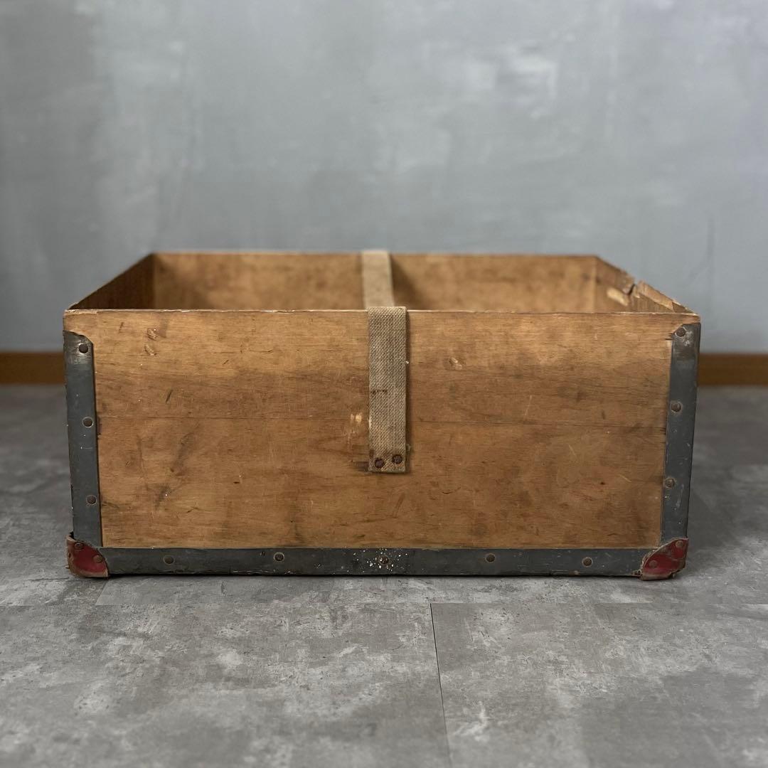 イギリスアンティーク ウッドボックス コンテナ 収納