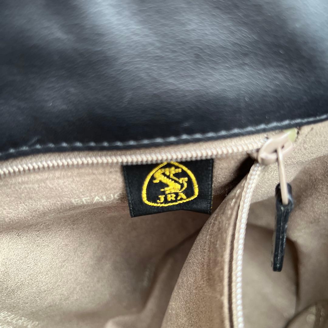 ボーグラン JRA 376 クロコダイル 黒 レディース トートバッグ