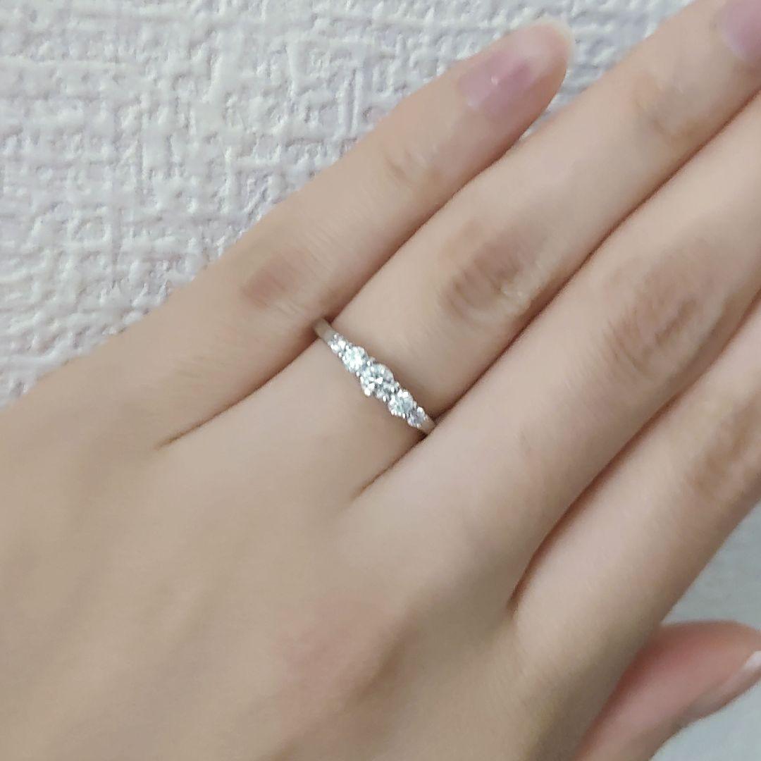 レ*。様 プラチナダイヤモンドリング【エタニティ、ハーフエタニティ、一文字】