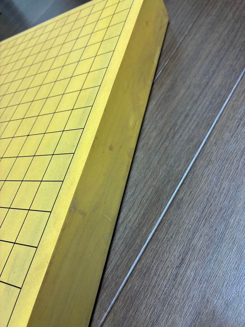 天然木製囲碁盤 新かや2寸卓上接合42㎝×46㎝ 厚み5.7㎝(2寸)