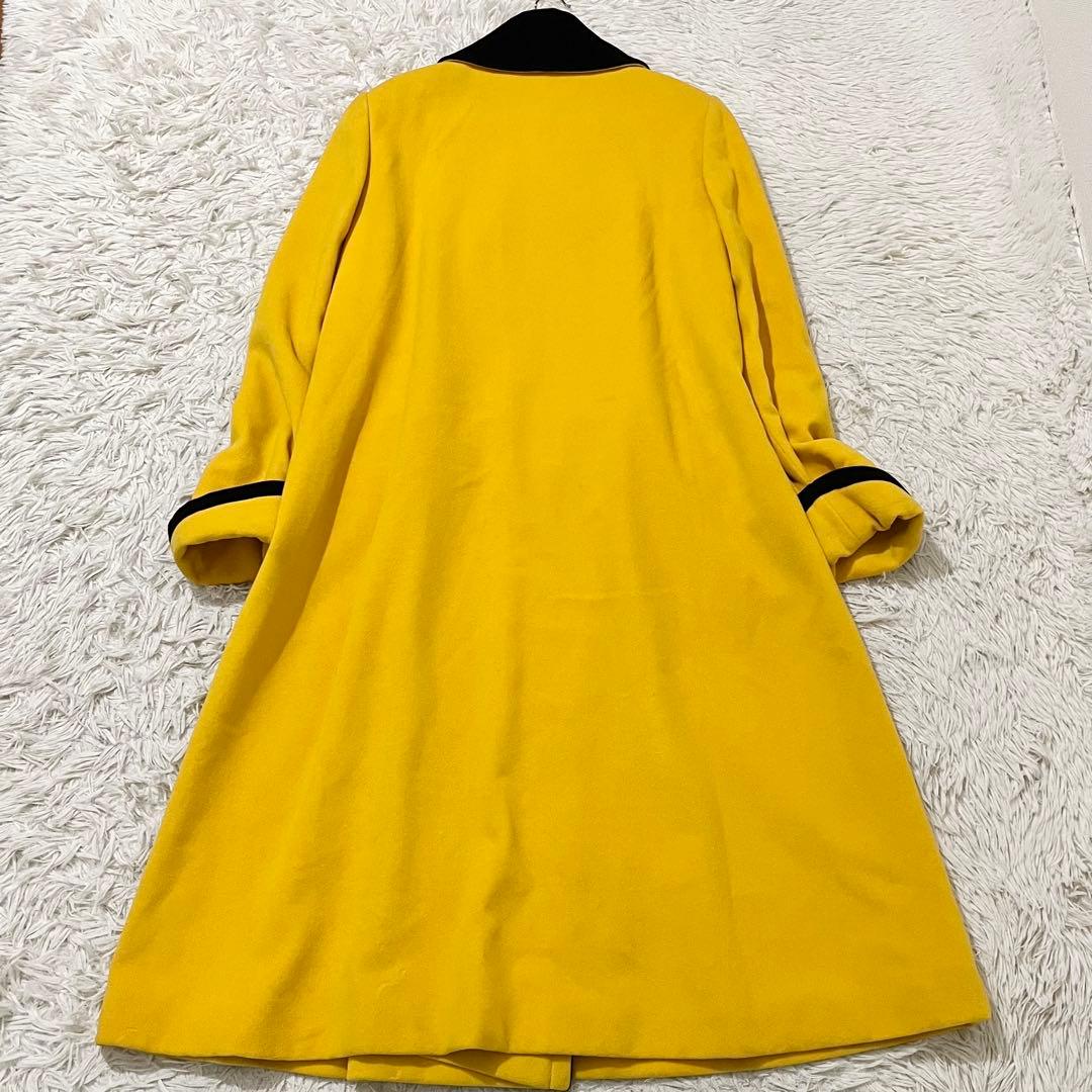 ✨希少✨カールラガーフェルド　チェスターコート　マキシ丈　アンゴラ混　38