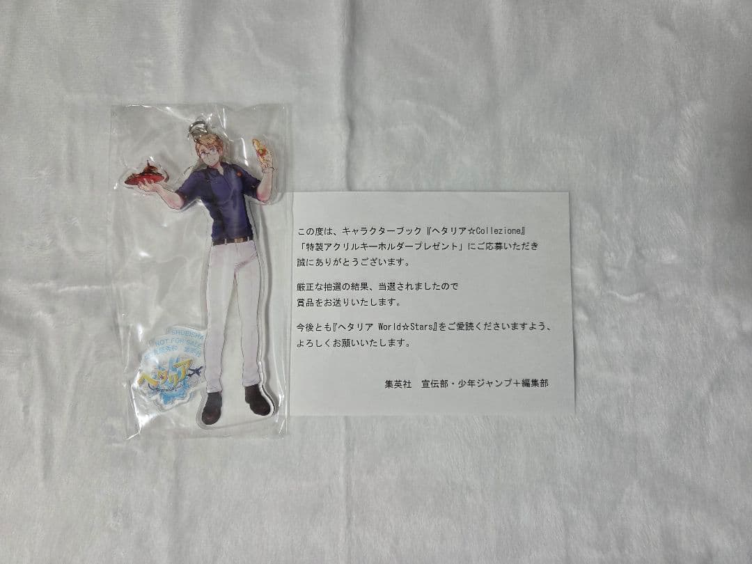 ヘタリア　collezione アクリルキーホルダー　アメリカ　当選品
