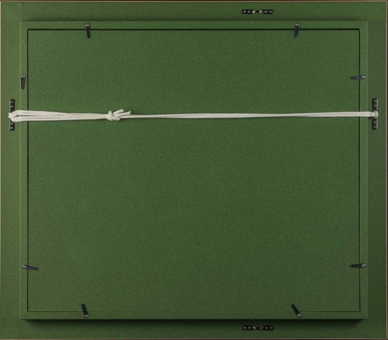 山下清　油彩　肉筆『ロンドンのタワーブリッジ』表と裏サイン　F8号　額装　z67