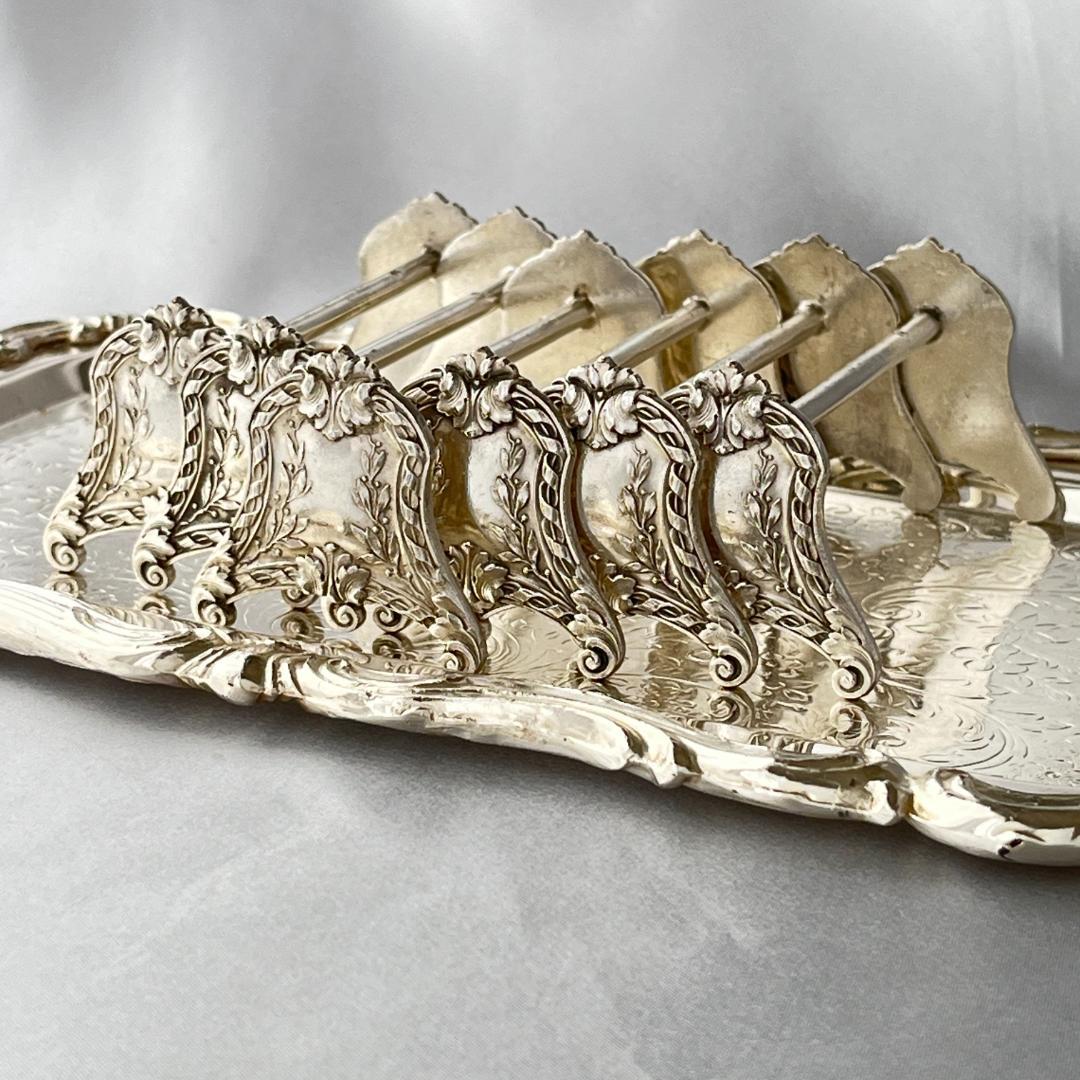 【仏蘭西】 ルイ16世様式 ナイフレスト / カトラリーレスト 6個