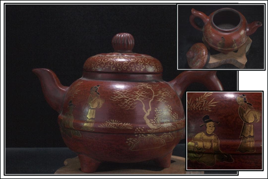 中国の急須　名人作　戦時もの　中古品 古美術古董品 DE484B15-4