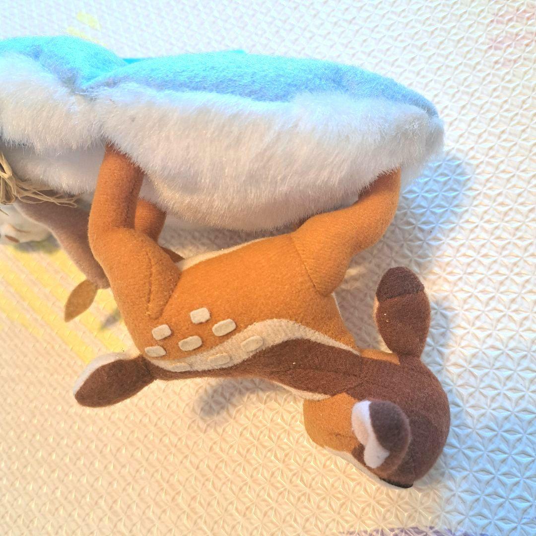 Disney サンアロー　バンビととんすけのぬいぐるみ　うさぎ　小鹿　激レア