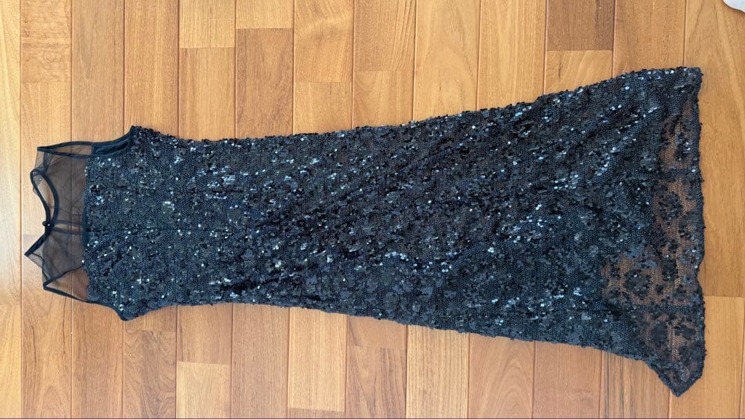 値下げ！LEJA チュールフリルオフショルダースパンコール