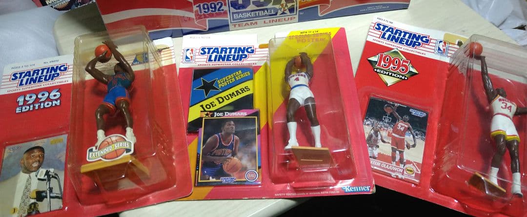 ケナー　 NBA フィギュア　オラジュワン　デュマース　LJ