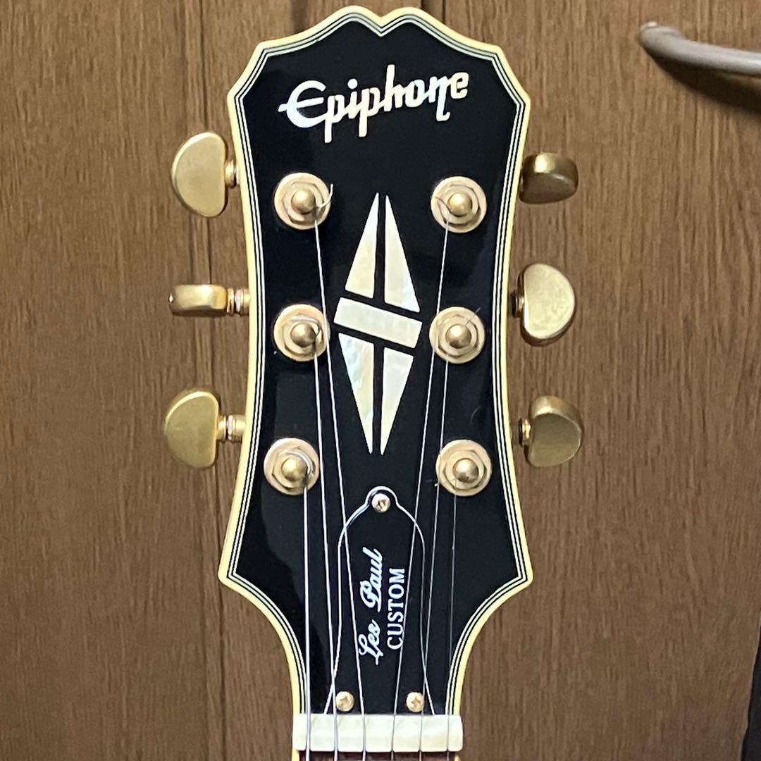 ギター epiphone les paul custom white