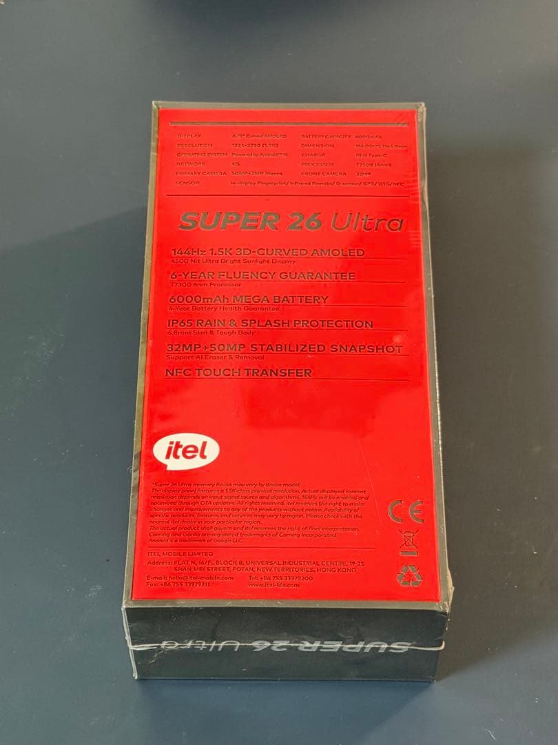 itel SUPER 26 Ultra 16GB/256GB新品未使用