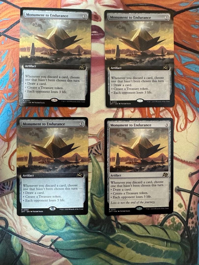 MTG　英語版　忍耐の記念碑　４枚セット