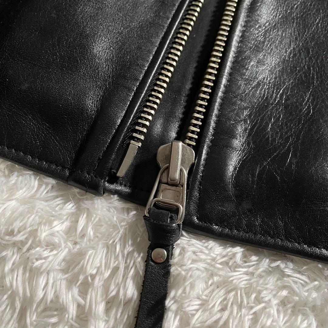 ウインドアーマー レザージャケット USA Leather ストライプ