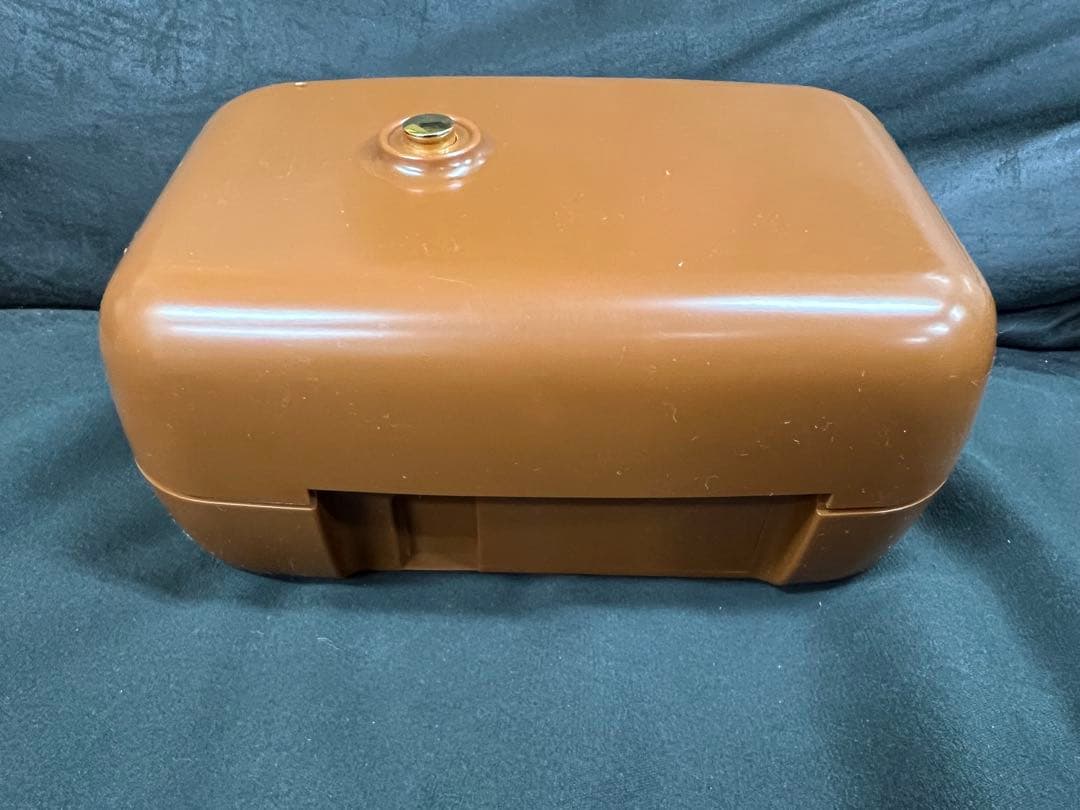 パタパタ時計　7RDO11 シチズン　茶　電子デジタル　未使用品　昭和レトロ