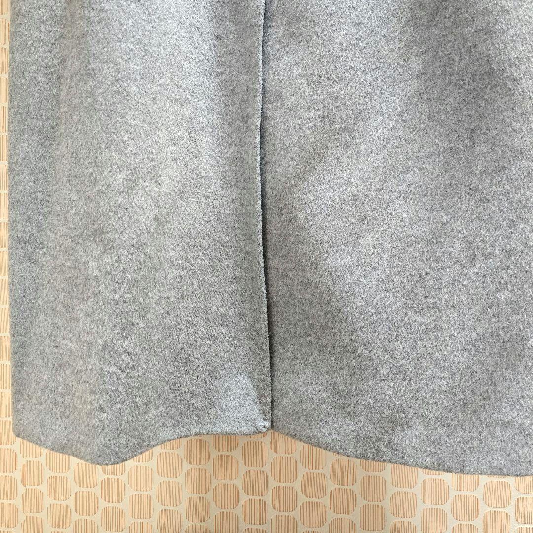 ☆23区☆ウールカシミヤ/ビーバー チェスター コート/ライトグレー36