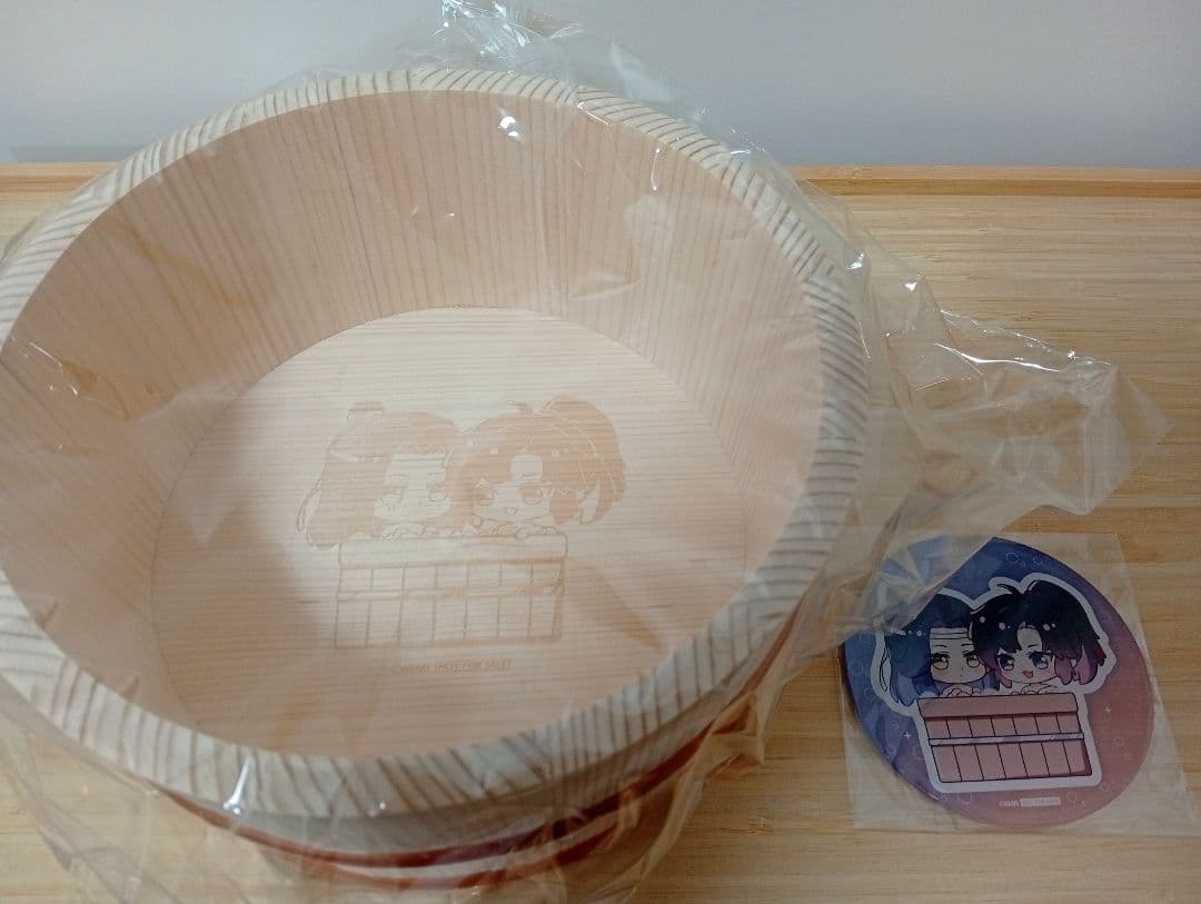 魔道祖師 公式茶屋 カフェ 風呂桶 アクリルコースター