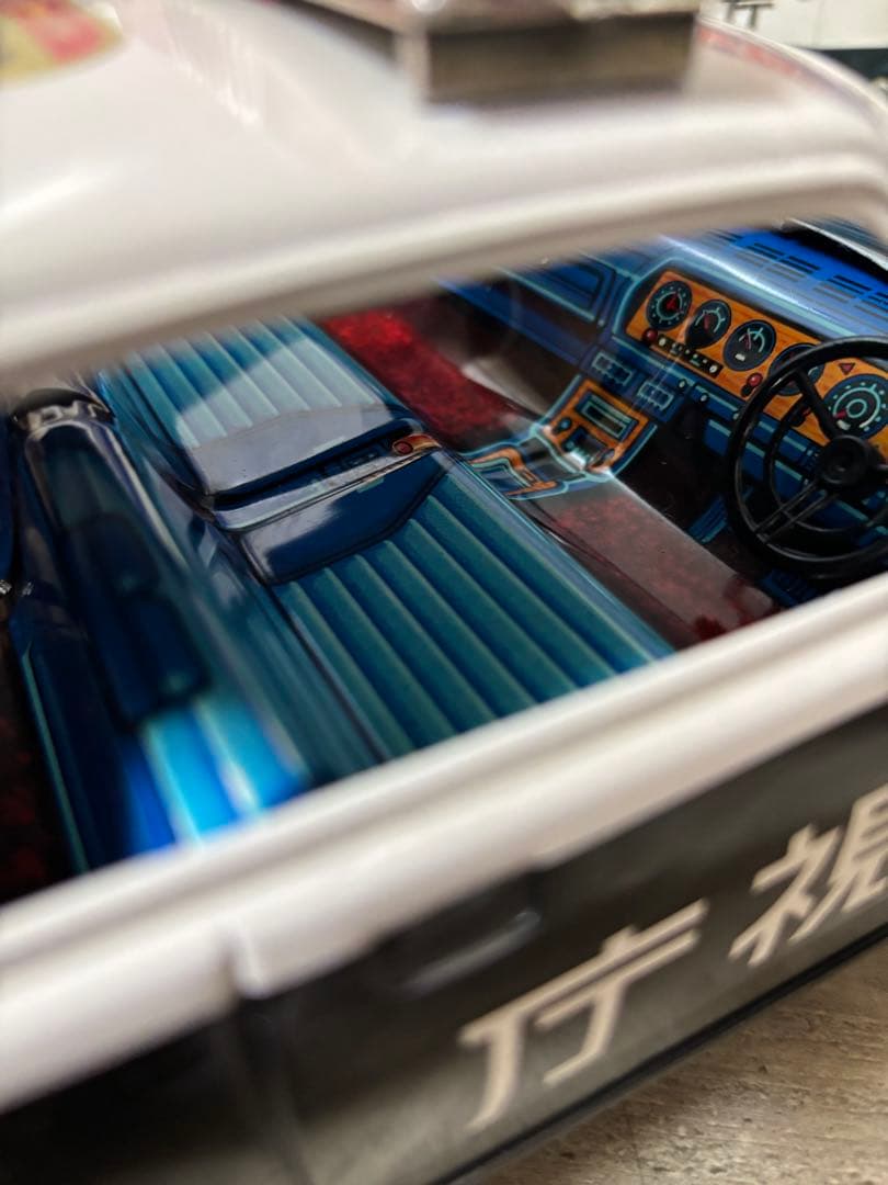 イチコー　スカイライン　パトカー　パトロールカー　ブリキ　昭和レトロ