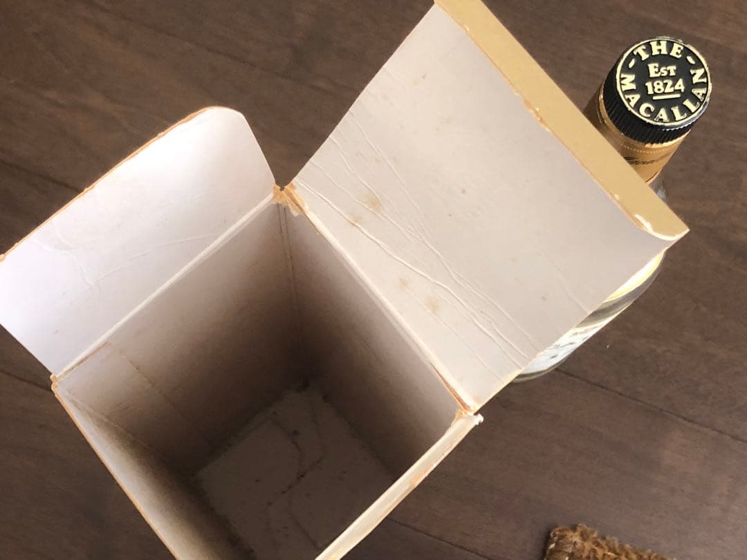 ザ・マッカラン12年 オールドボトル40度700ml空ビン化粧箱