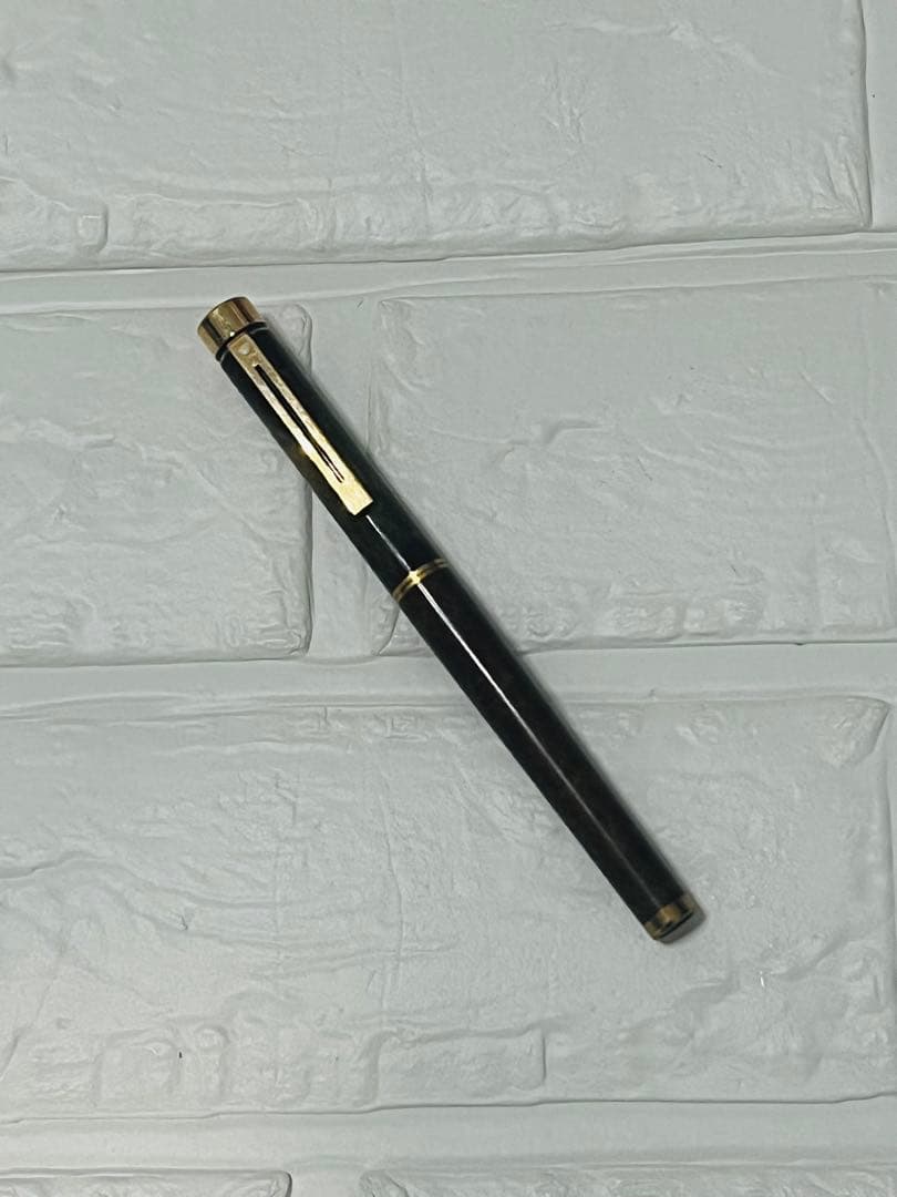 ヴィンテージ　シェーファー　タルガ　マーブル　14K 585 万年筆 ブラウン