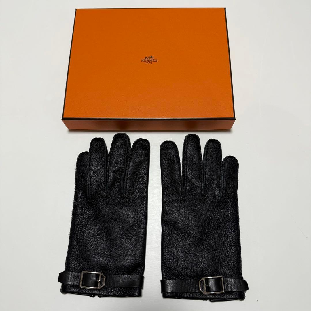 HERMES エルメス　ディアスキン　シルク　グローブ　8