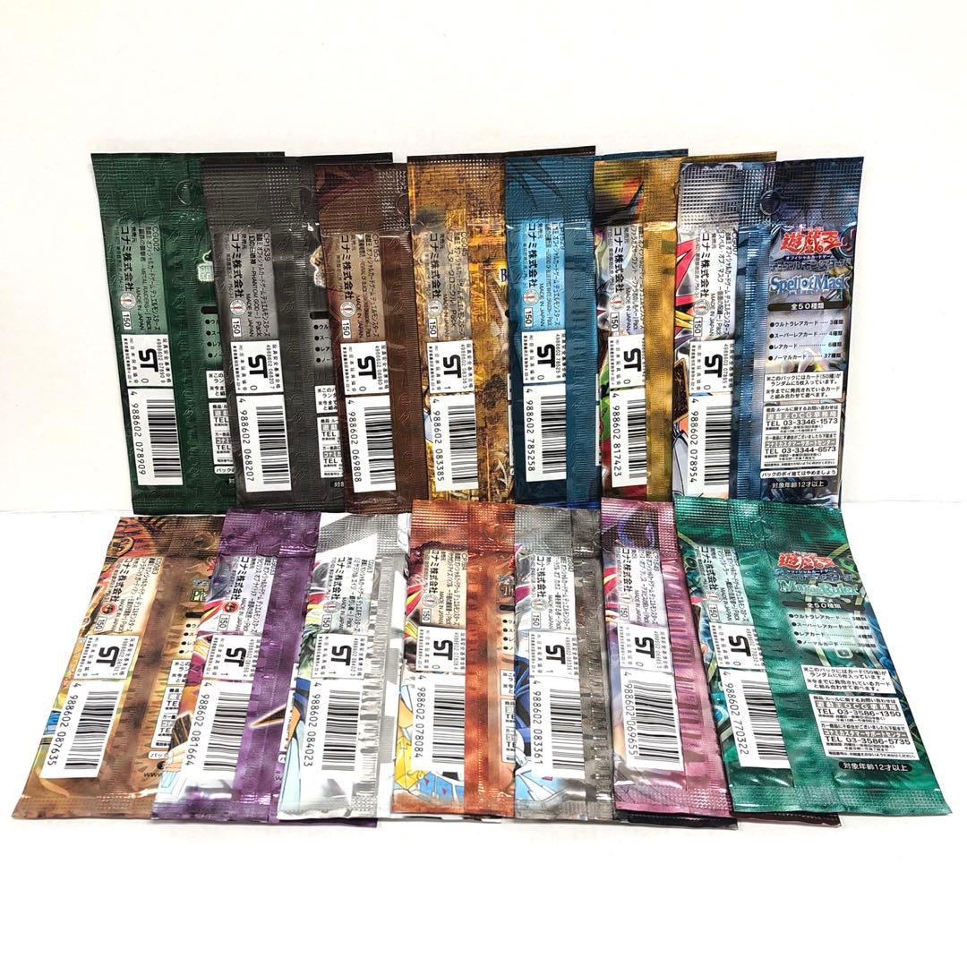 37▢遊戯王 2期 未開封パック 14種セット KM0318-4