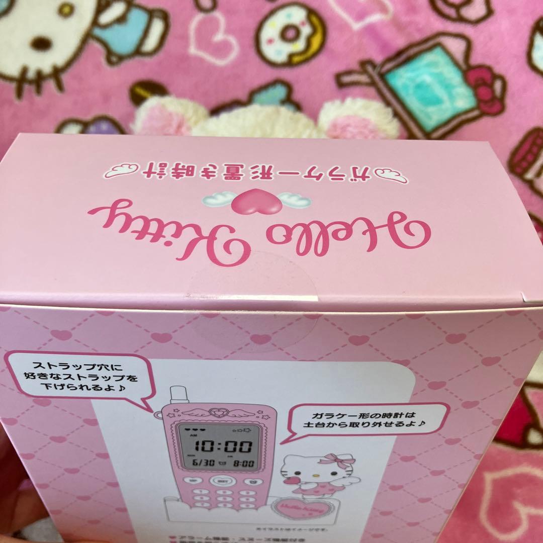 サンリオ　ガラケー形置き時計　ハローキティ　新品