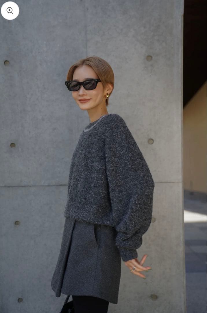 新品 即納 ELLIE スコート【GRAY】