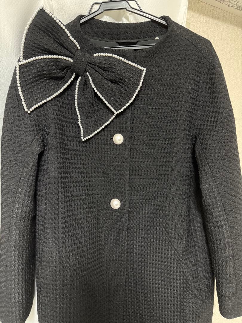 ケイトスペード　パールリボン　コート