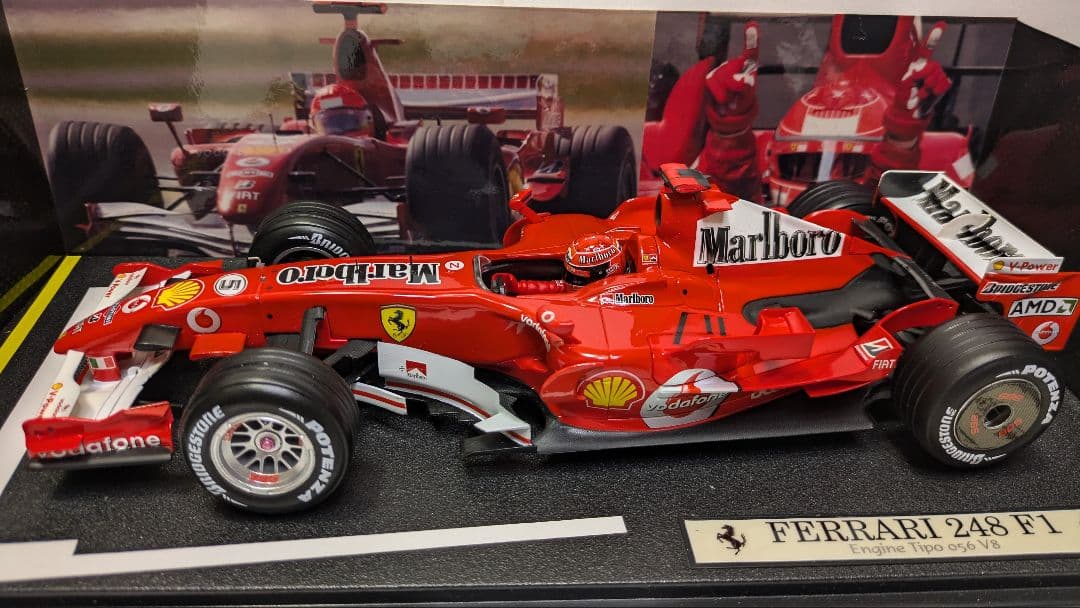 HW 1/18 FERRARI 248 F1 #5 シューマッハ カスタム